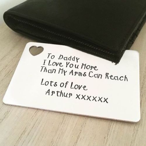 Wallet Insert with heart cut out