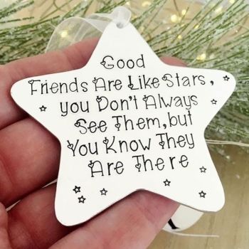 Good Friends Are Like Stars Decoration