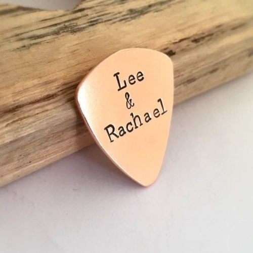Personalised Copper Plectrum