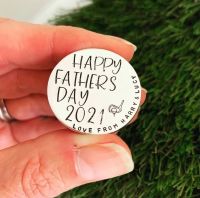 Personalised Happy Fathers Day Golf Ball Marker