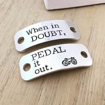 When In Doubt, Pedal It Out Cycling Trainer Tags