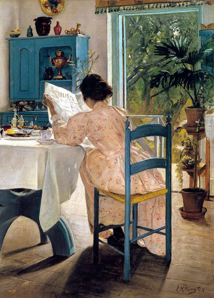 Laurits Andersen Ring: At Breakfast, 1898