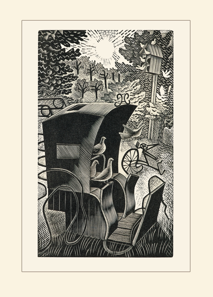 Eric Ravilious: The Hansom Cab, wood engraving, 1935