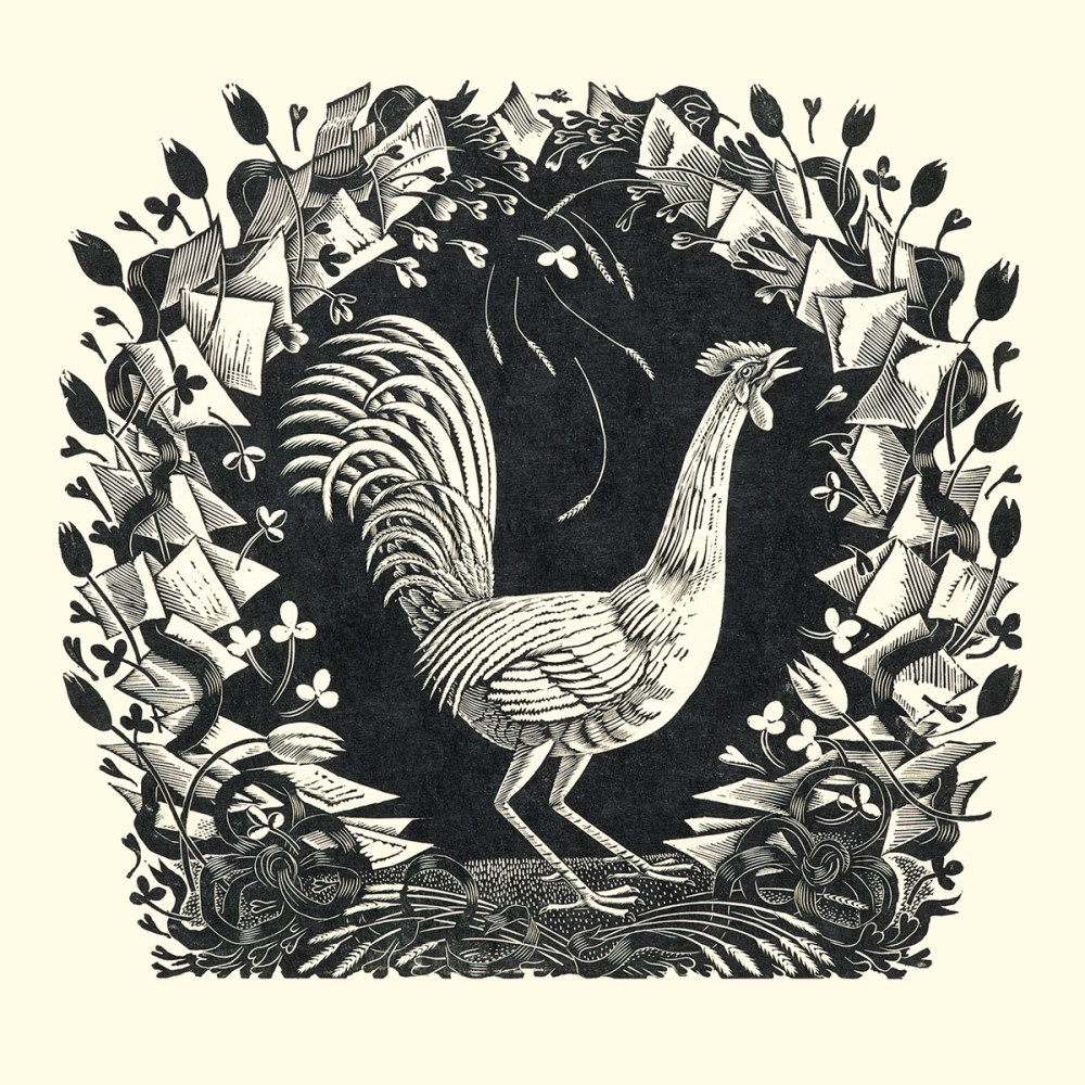 Eric Ravilious: Cockerel, 1931 (wood engraving)
