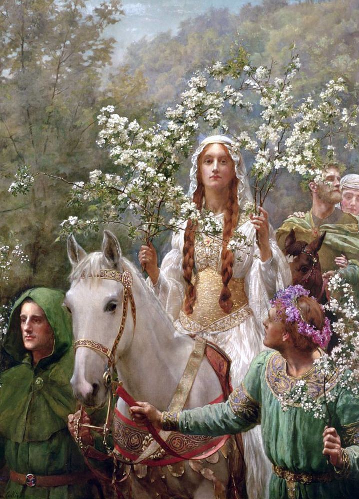 John Collier: Queen Guineveres Maying, 1900