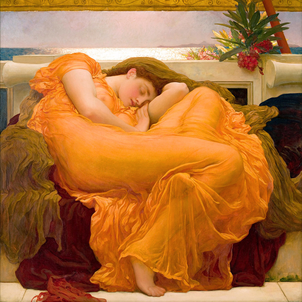 Frederic Lord Leighton: Flaming June, 1895