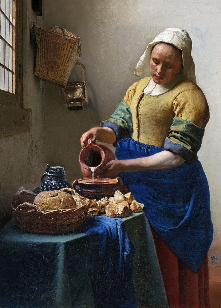 Johannes Vermeer: The Milkmaid, 1660