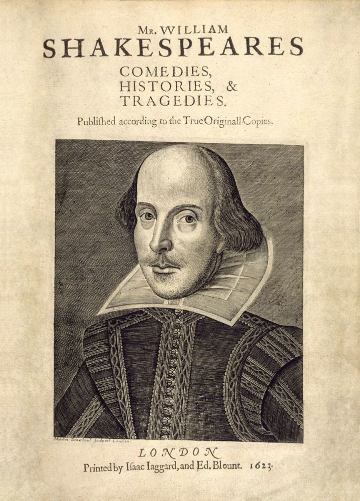 William Shakespeare First Folio, 1623