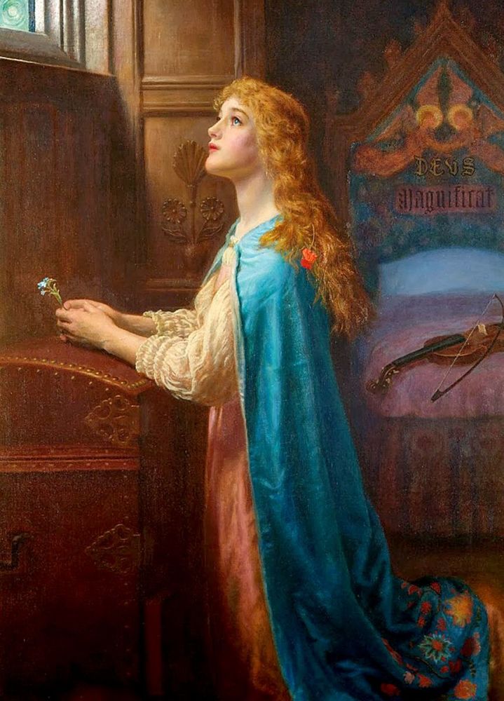 Arthur Hughes: Forget Me Not