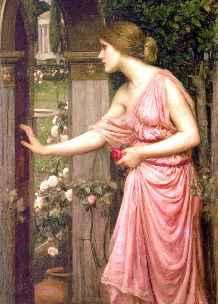 John William Waterhouse: Psyche Entering Cupid's Garden, 1903