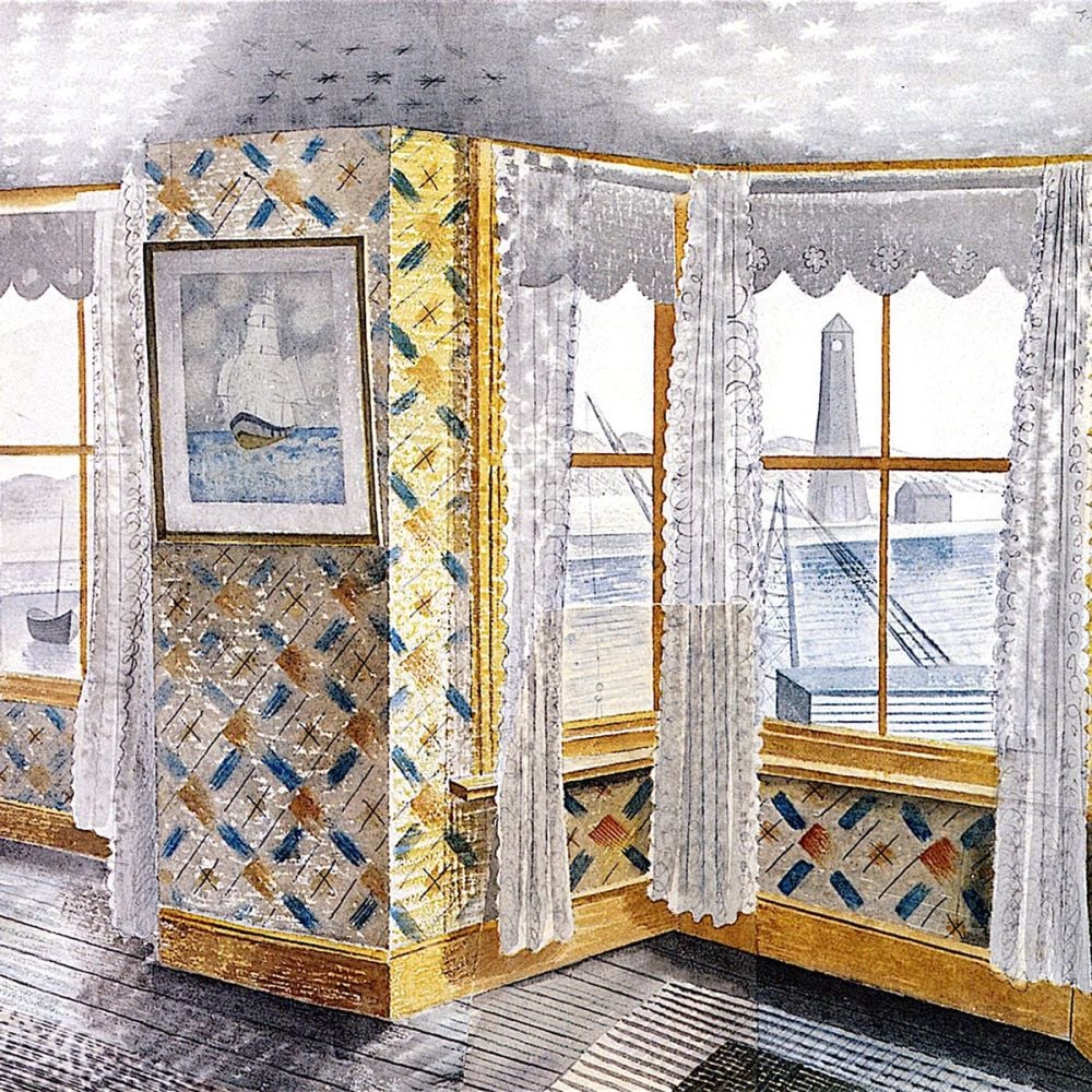 Eric Ravilious: Room at the William the Conqueror, 1938 (detail)