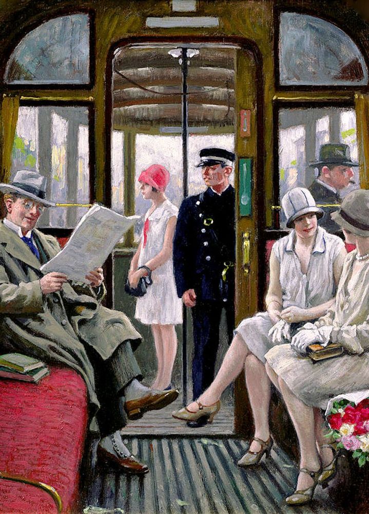 Paul Gustav Fischer: Copenhagen Tram