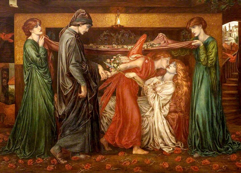 Dante Gabriel Rossetti: Dante's Dream on the Day of the Death of Beatrice