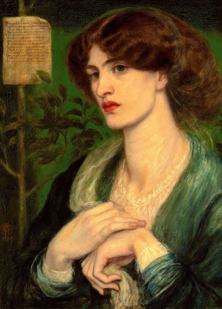 Dante Gabriel Rossetti: The Salutation of Beatrice, 1869