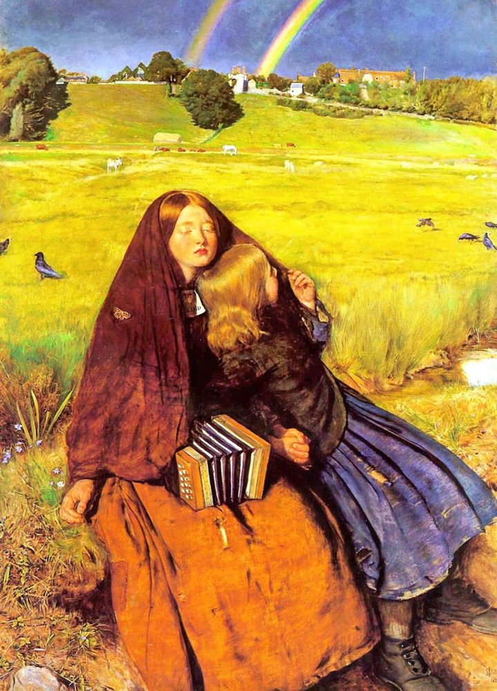 John Everett Millais: The Blind Girl, 1856