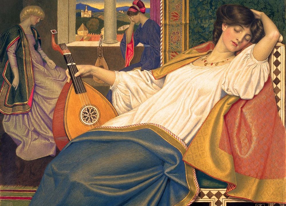 Joseph Edward Southall: The Sleeping Beauty, 1903