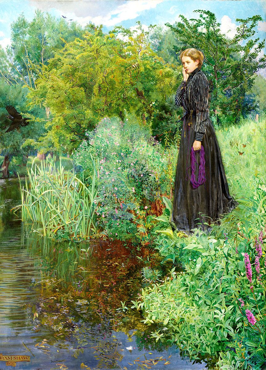 John Liston Byam Shaw: Last Summer Things Were Greener, 1901