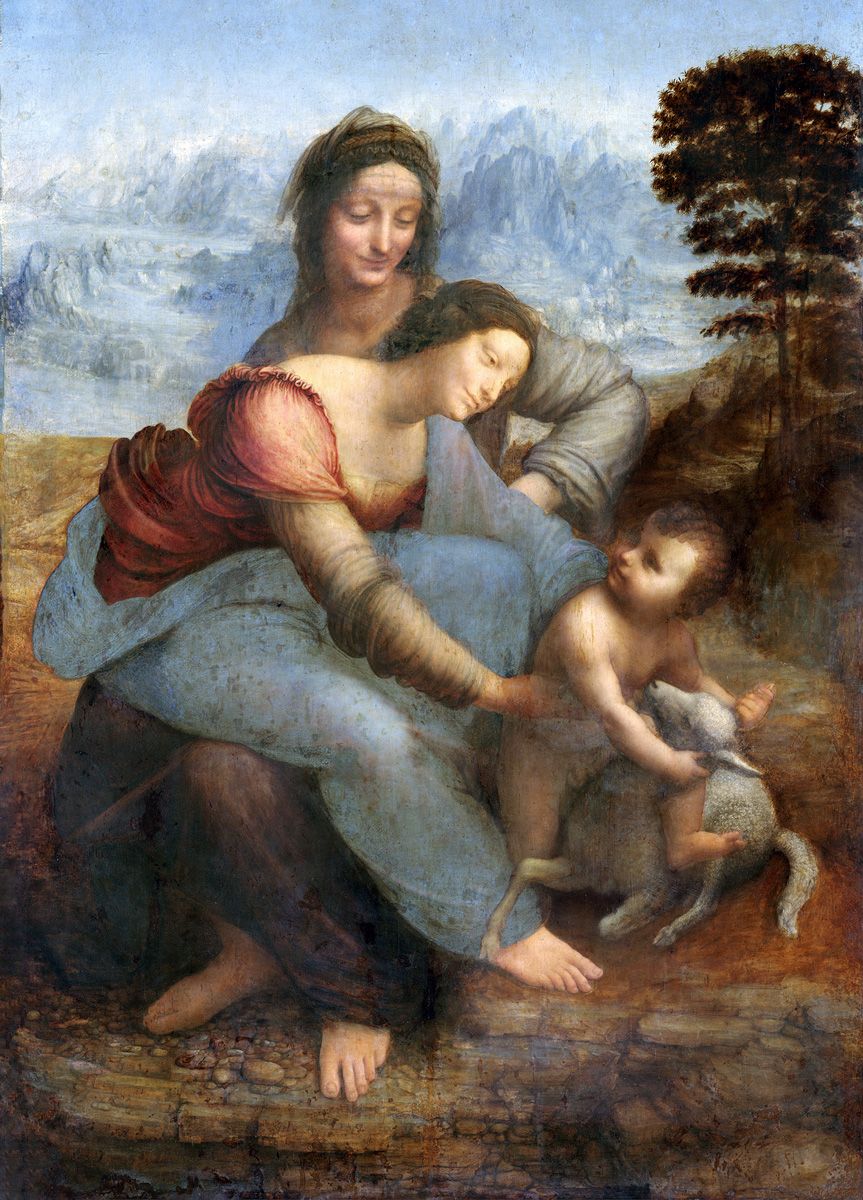 Leonardo da Vinci: The Virgin and Child with St Anne
