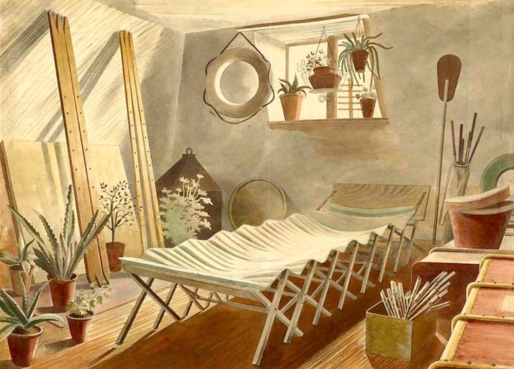 Eric Ravilious: The Attic Bedroom