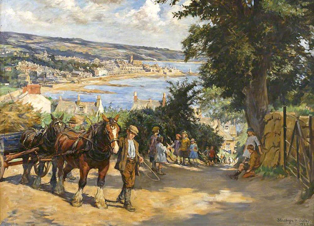 Stanhope Forbes: On Paul Hill, Newlyn, 1922