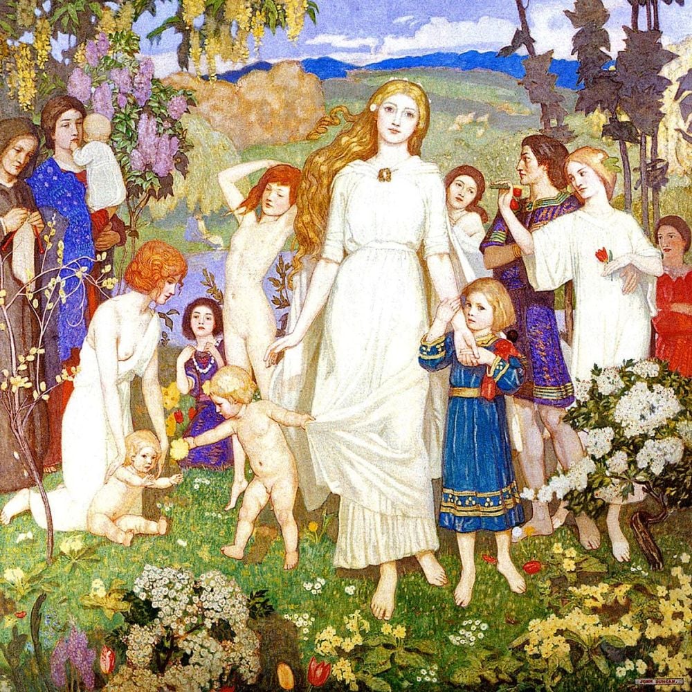 John Duncan: The Coming of Bride, 1917