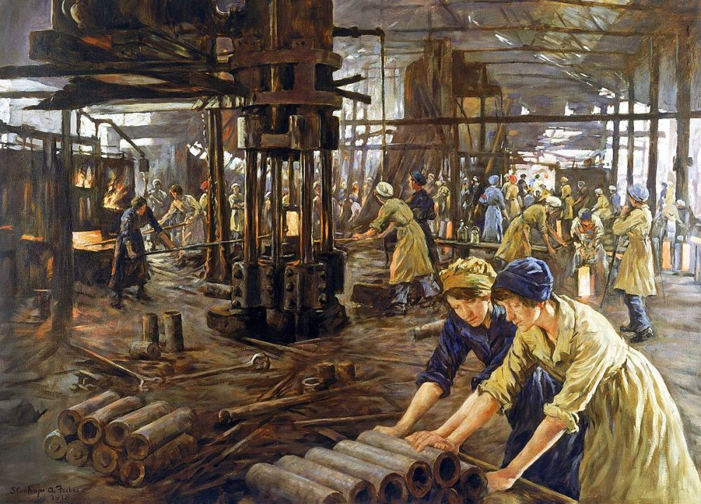 Stanhope Forbes: The Munitions Girls, 1918
