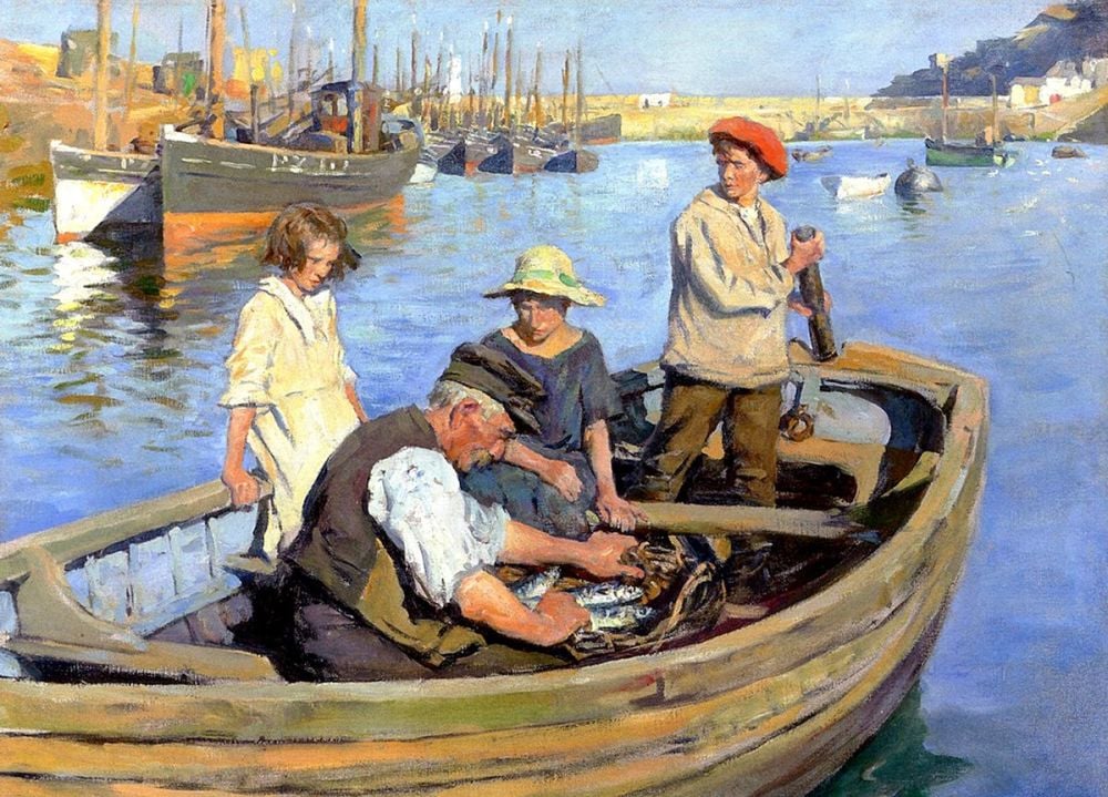 Stanhope Forbes: The Fishermen's Expedition