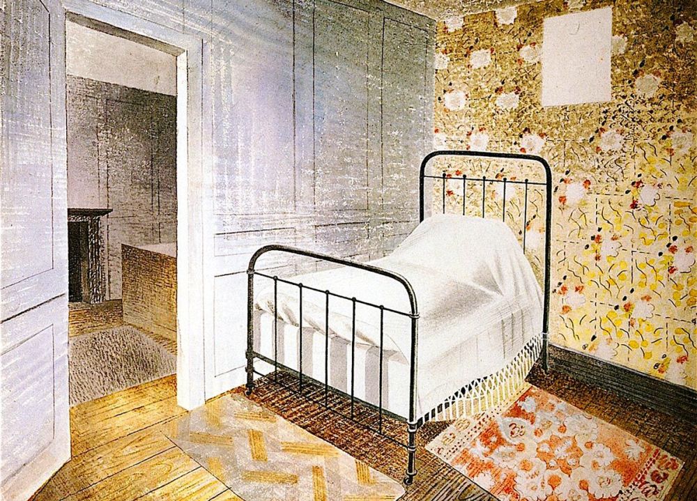 Eric Ravilious: The Bedstead, 1939