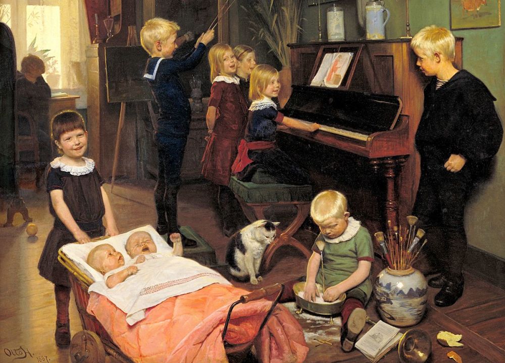 Otto Haslund: A Concert, 1887