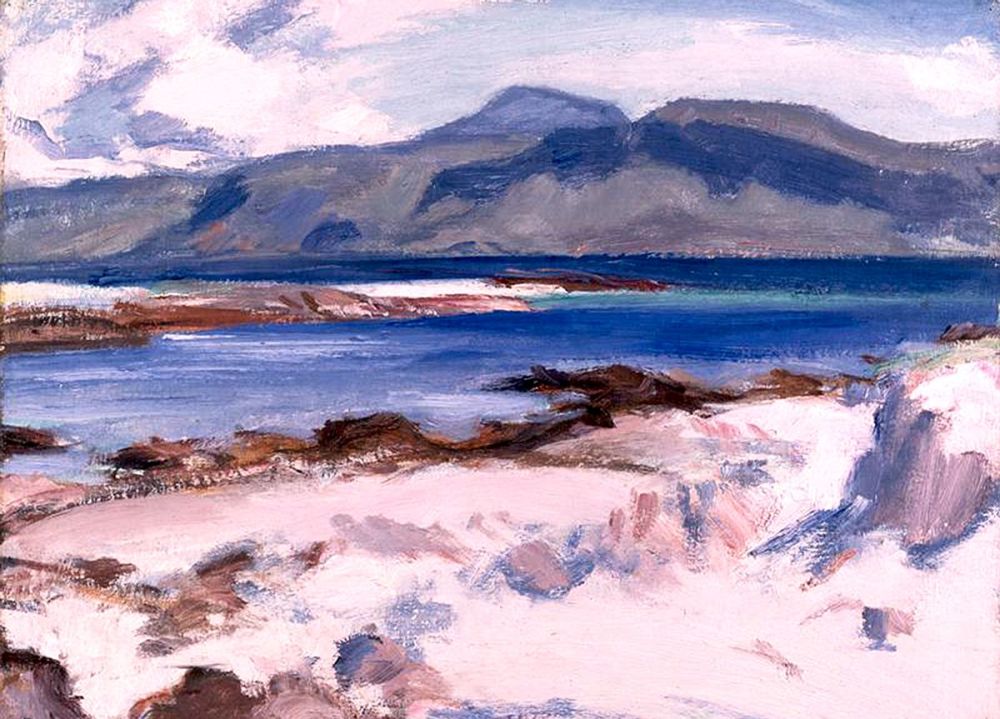 Samuel John Peploe: Blue Sea, Iona, 1927