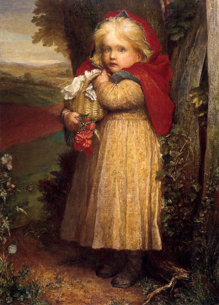 George Frederic Watts: Little Red Riding Hood, 1890