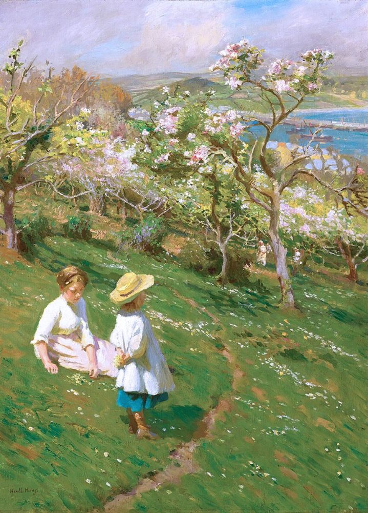 Harold Harvey: Springtime in the Orchard