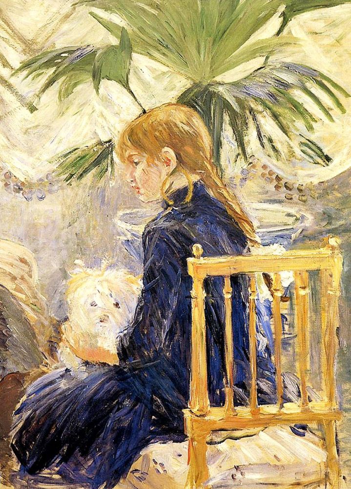 Berthe Morisot: Girl with Dog