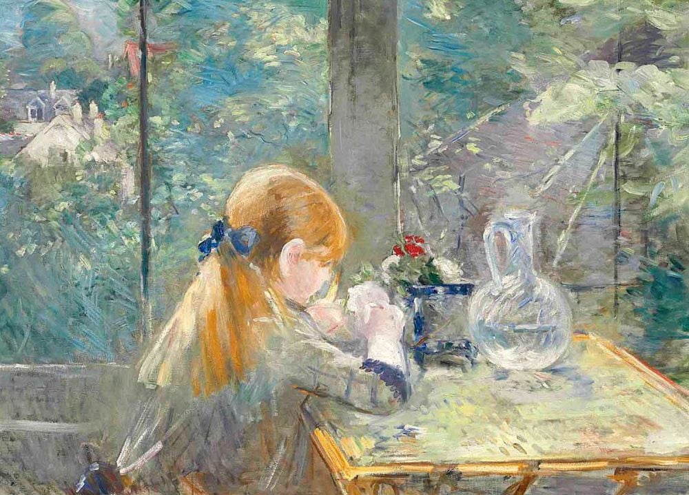 Berthe Morisot: In the Veranda, 1884