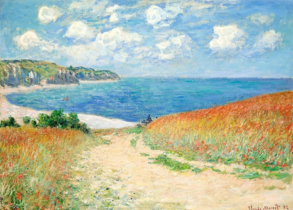 Claude Monet: Path in the Wheat Fields at Pourville, 1882