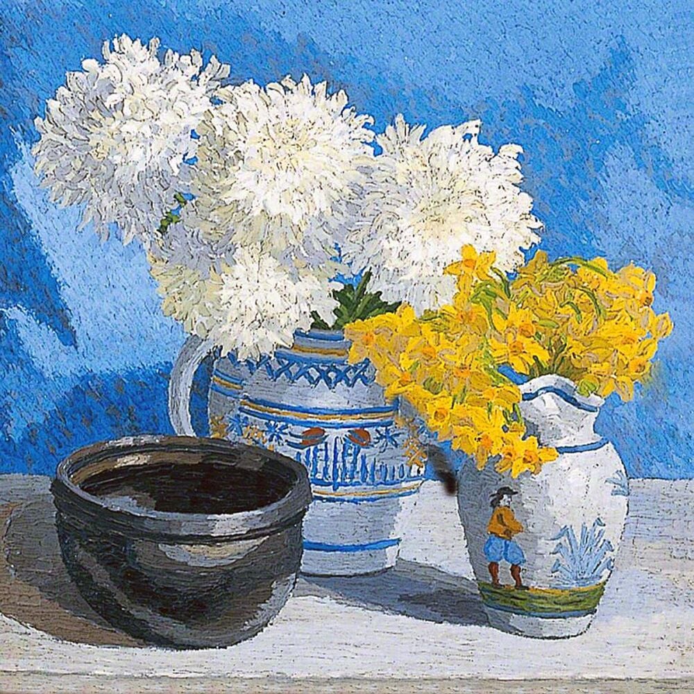 Charles Ginner: Still Life with Flowers