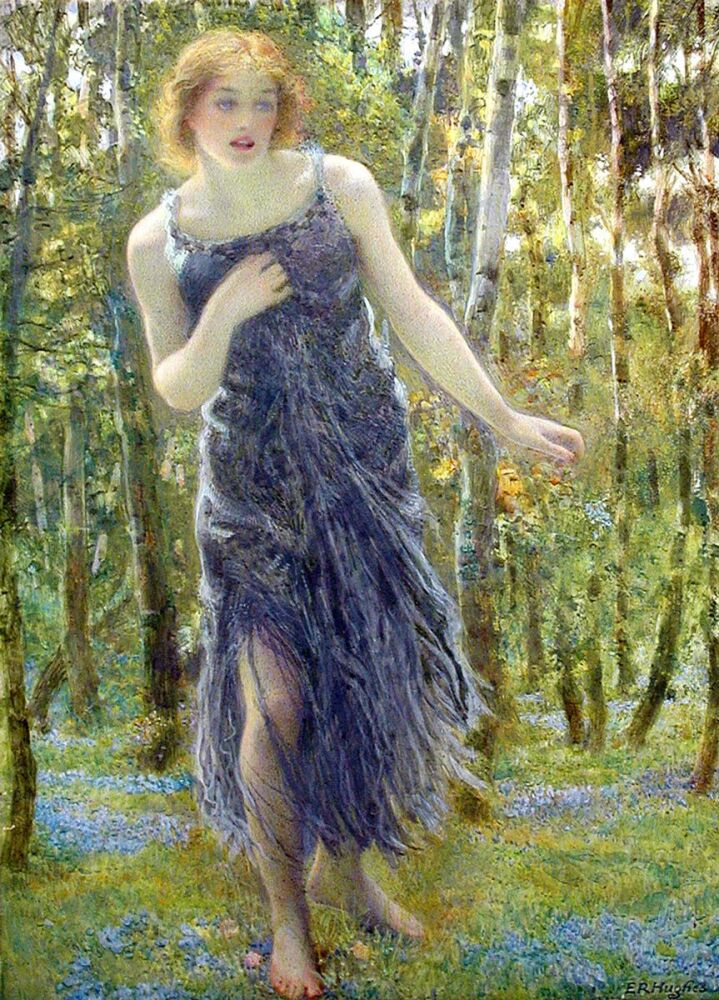Edward Robert Hughes: The Nymph Callisto, 1899
