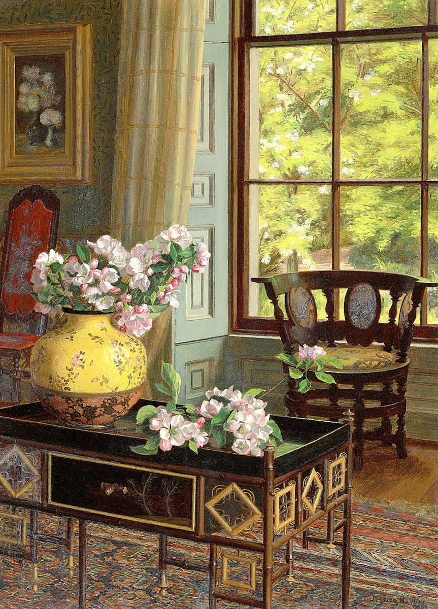 Jessica Hayllar: Apple Blossoms, 1886