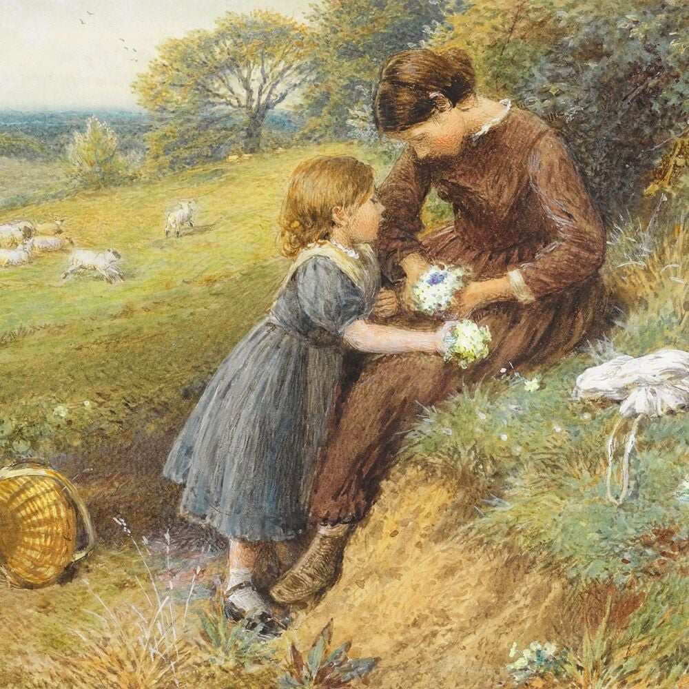 Myles Birket Foster: Primroses