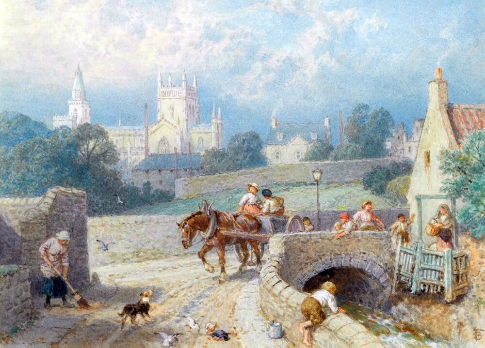 Myles Birket Foster: Dunfermline Abbey