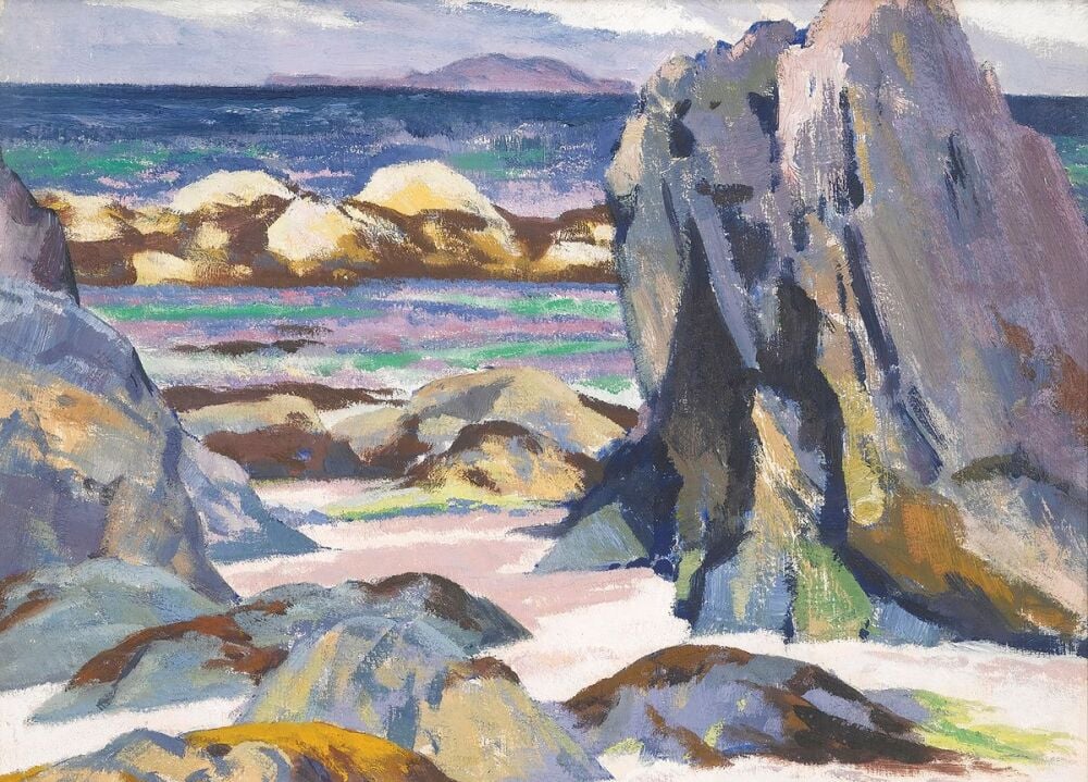 Francis Campbell Boileau Cadell: Isle of Lunga from Iona