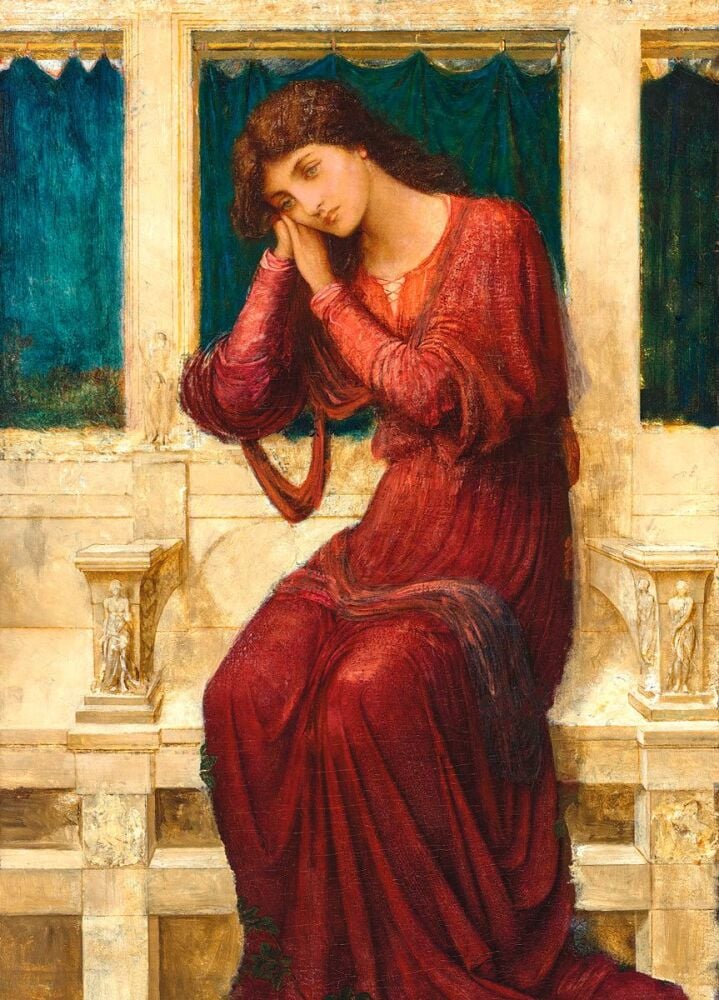 John Melhuish Strudwick: When Sorrow Comes in Summer Days