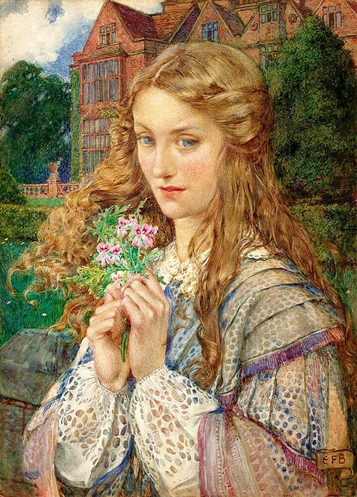 Eleanor Fortescue Brickdale: Evelyn Hope, 1908