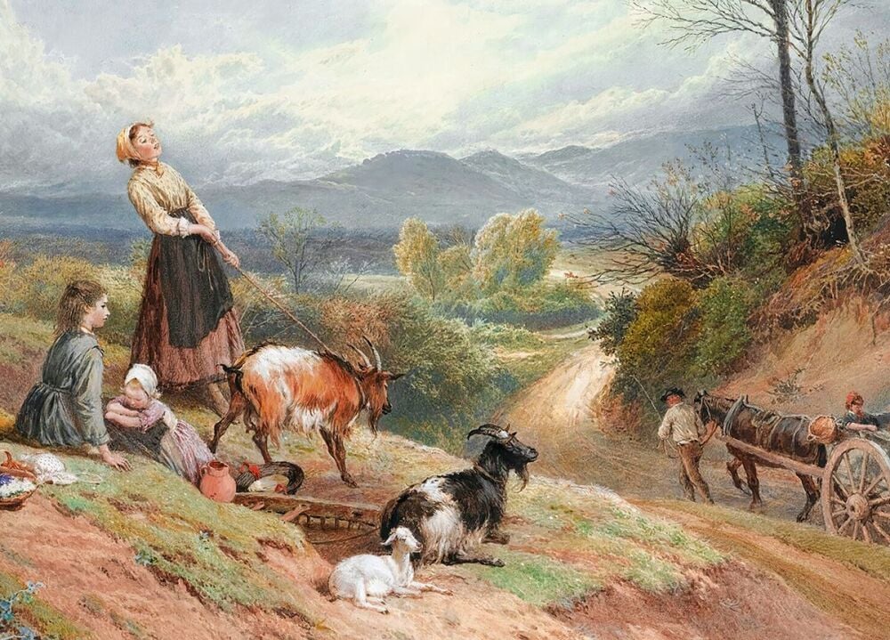 Myles Birket Foster: The Road to the Market