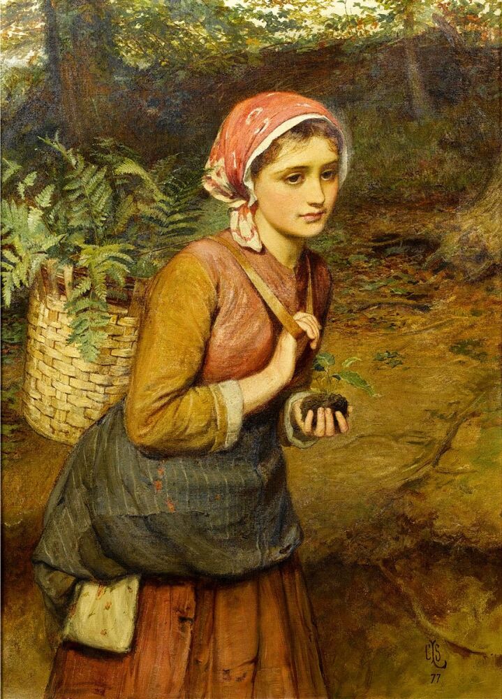 Charles Sillem Lidderdale: The Fern Gatherer, 1877