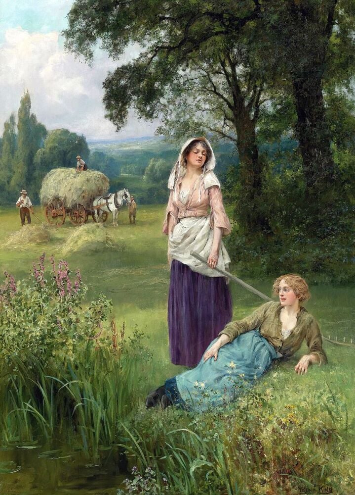 Henry John Yeend King: Haymaking