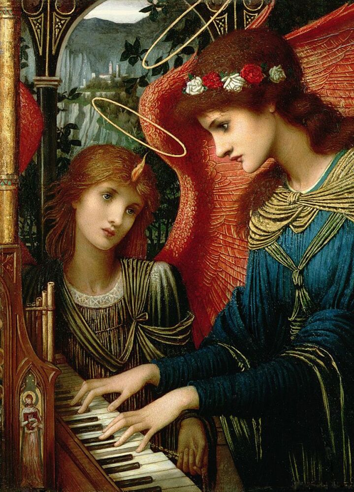 John Melhuish Strudwick: Saint Cecilia, 1896