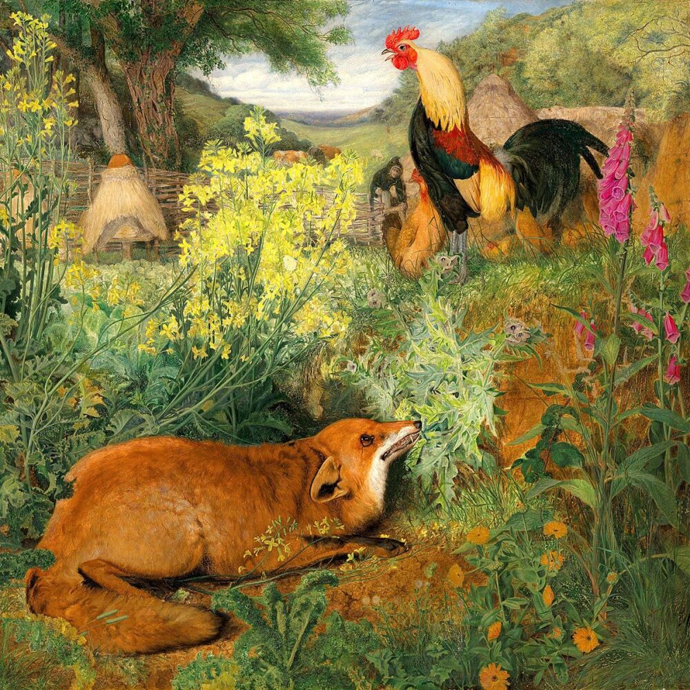 William James Webbe: Chanticleer and the Fox, 1857