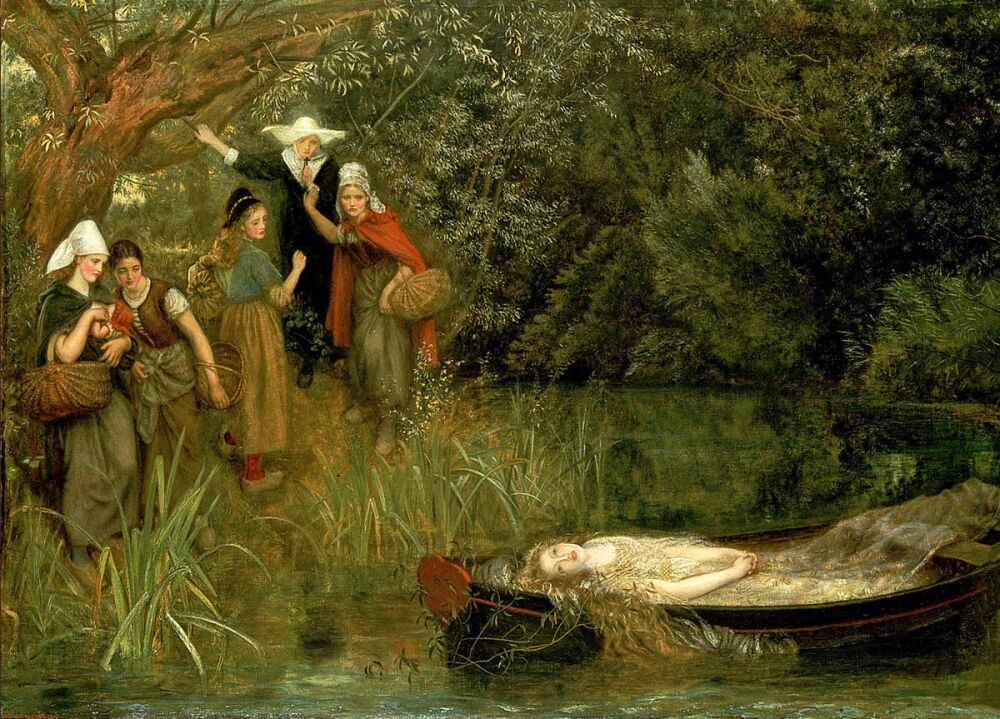 Arthur Hughes: The Lady of Shalott
