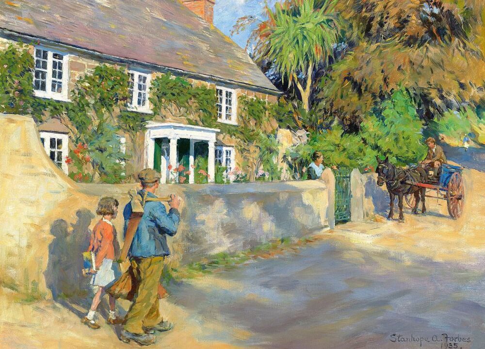 Stanhope Forbes: An old Cornish Manor, 1935
